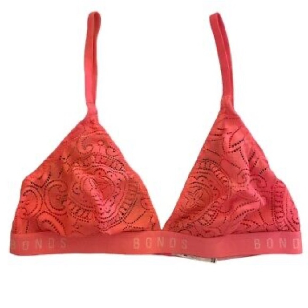 Bonds Pink Lace Bralette with Adjustable Straps